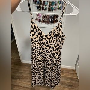 Cheetah print dress